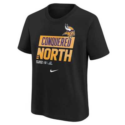 Official Minnesota vikings conquered north the NFC north champions 2022  nike T-shirt, hoodie, tank top, sweater and long sleeve t-shirt