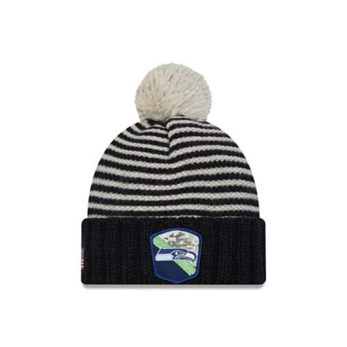 New Era Women's Seattle Seahawks Pom Knit Beanie