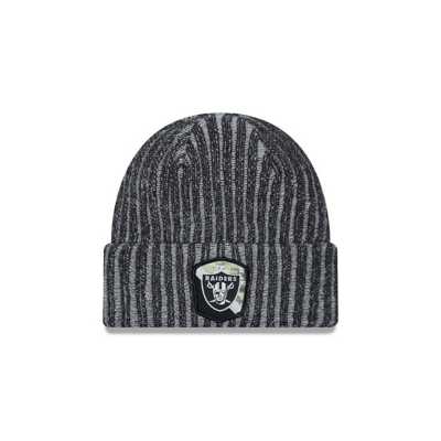 New Era Women's Las Vegas Raiders 2022 Salute To Service Pom Beanie