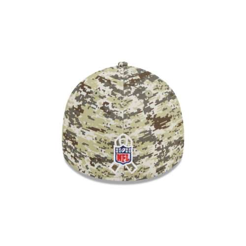 NFL Salute To Service Green Beanie Hat and Gloves (You Choose Team) / New