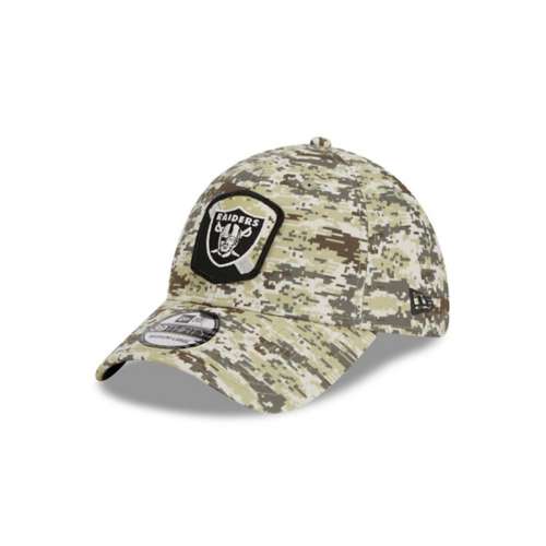 Las Vegas Raiders New Era 2023 Salute to Service 39THIRTY Flexfit Hat S/M Camo