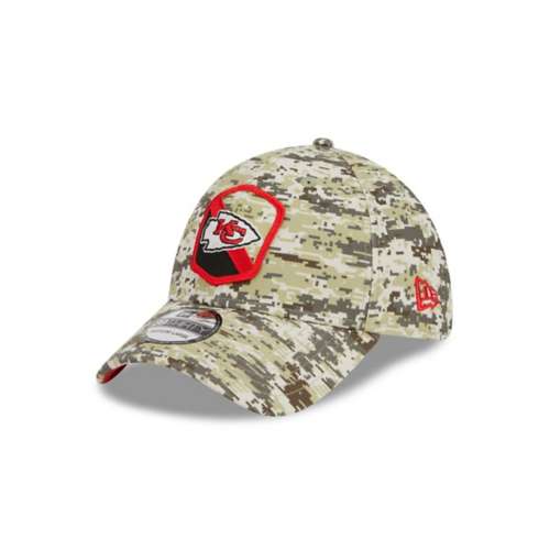 Kansas City Chiefs New Era 2023 Salute to Service 39THIRTY Flexfit Hat S/M Camo