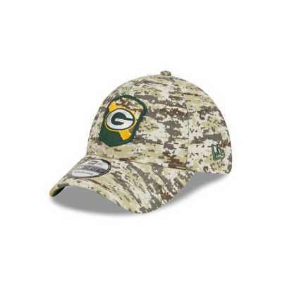 Green Bay Packers New Era 2023 Salute to Service 39THIRTY Flexfit Hat S/M Camo