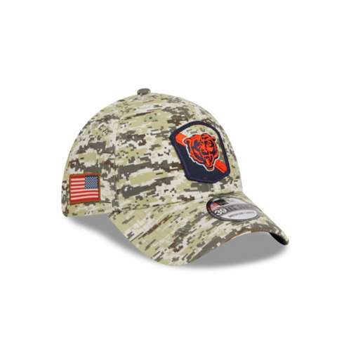 Seattle Seahawks New Era 2023 Salute to Service 39THIRTY Flexfit Hat M/L Camo