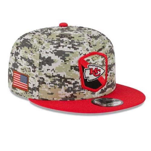 Kansas City Chiefs 2020 SALUTE-TO-SERVICE ST Black Fitted Hat