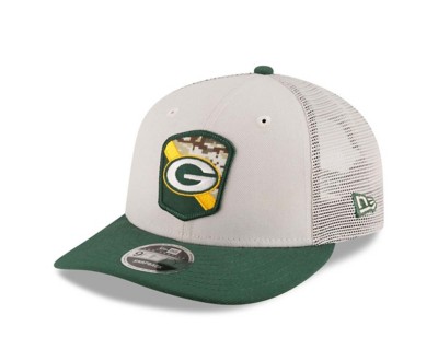 Green Bay Packers New Era 2023 Salute to Service 9FIFTY Low Profile Adjustable Hat One Size Tan