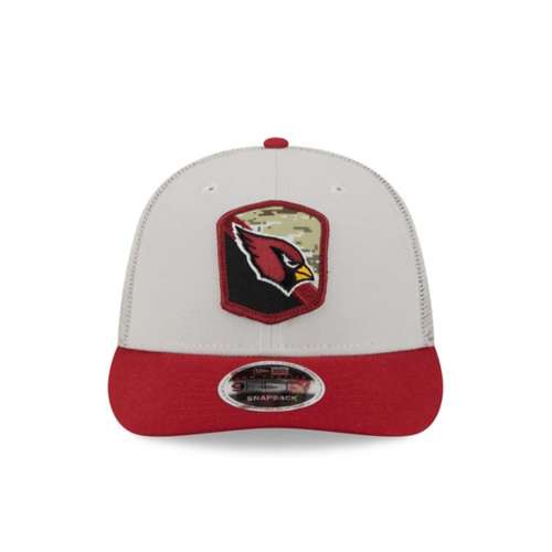 Arizona Cardinals New Era 2023 Salute to Service 9FIFTY Low Profile Adjustable Hat One Size Tan