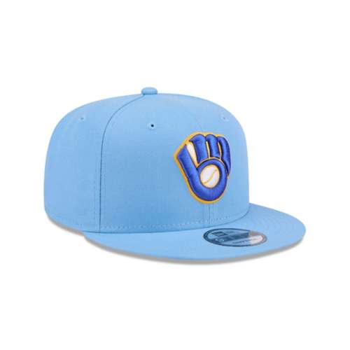 New Era Milwaukee Brewers Sky 9Fifty Snapback Hat