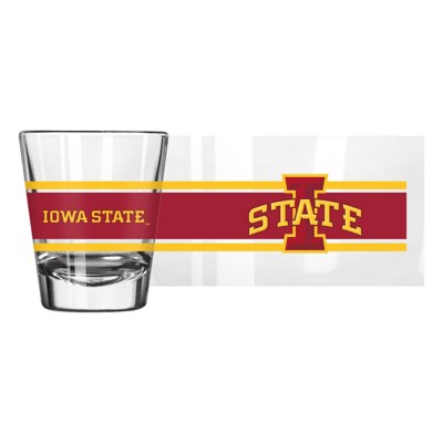 Logo Brands Iowa State Cyclones 2oz Stripe Shot Glass
