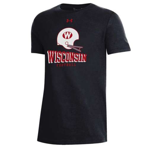 Under Armour Kids' Wisconsin Badgers Dexter Football T-Shirt
