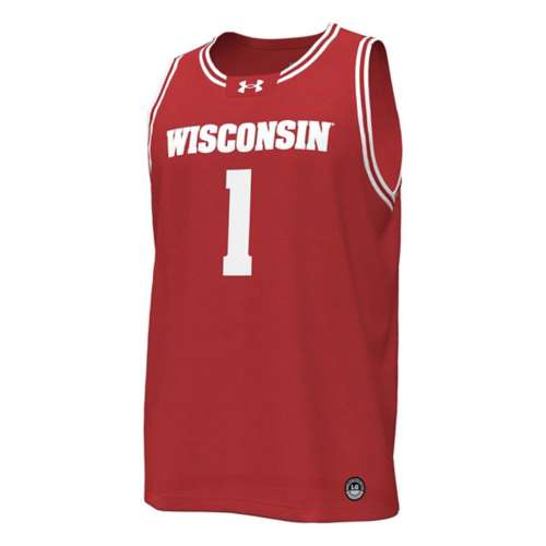 Wisconsin under hotsell armour basketball jersey