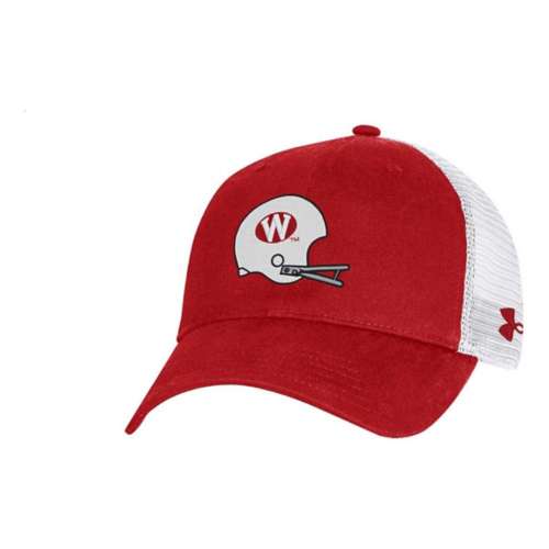 Under Armour Wisconsin Badgers Sharp Adjustable Hat