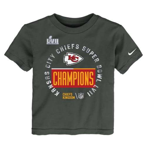 Nike Kids' Kansas City Chiefs Super Bowl LVII Champions Locker Room T-Shirt
