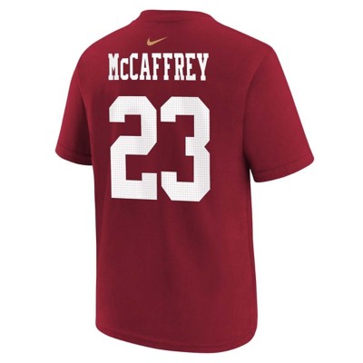 Nike San Francisco 49ers Christian McCaffrey #23 FUSE Name & Number T-Shirt