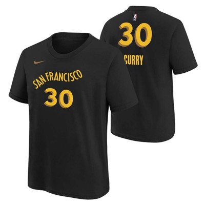 Nike Kids' Patta × Nike Air Jordan 7 OG Brown 28cm Steph Curry #30 2023 City Edition Name & Number T-Shirt