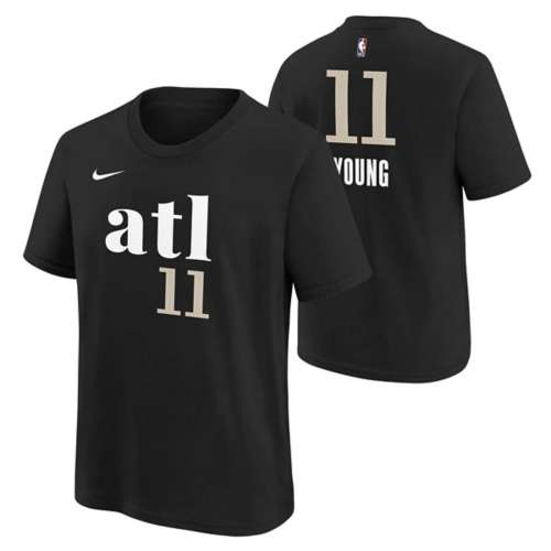 Nike Kids' Atlanta Hawks Trae Young #11 2023 City Edition Name & Number T-Shirt