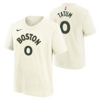 Nike Kids' Boston Celtics Jayson Tatum #0 2023 City Edition Name & Number T-Shirt