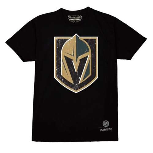 Mitchell and Ness Vegas Golden Knights Distress Logo T-Shirt
