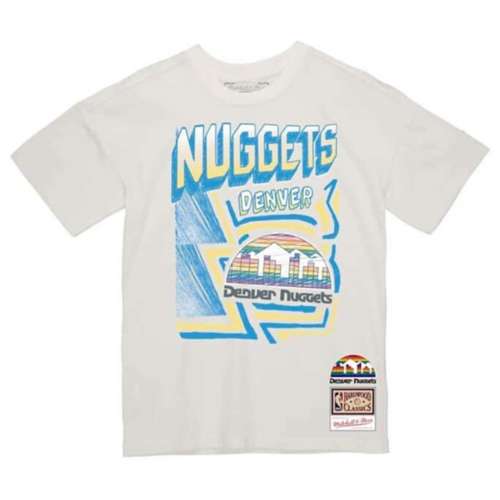 Mitchell and Ness Denver Nuggets Sidewalk Sketch T-Shirt