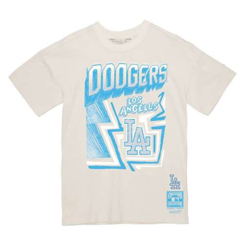 Mitchell and Ness Los Angeles Dodgers Sidewalk Sketch T-Shirt