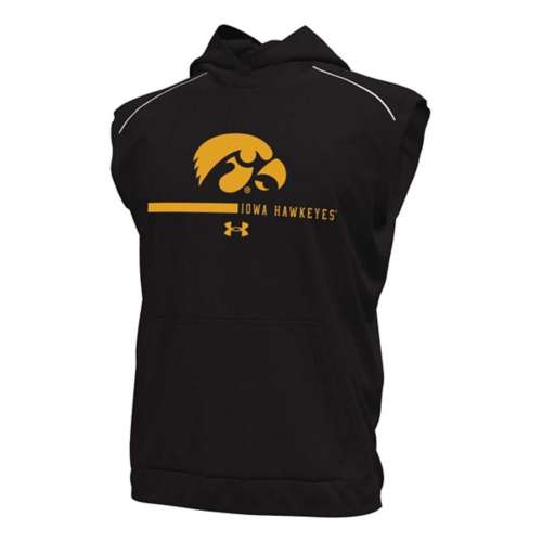 College sleeveless hoodie hot sale