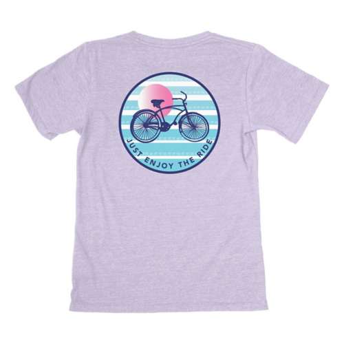 Women's Blue 84 Just Enjoy The Ride Cycling T-Shirt