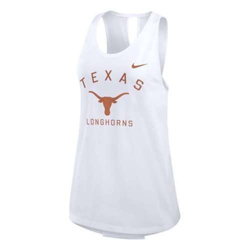 Nike Texas Longhorns White Open Tank