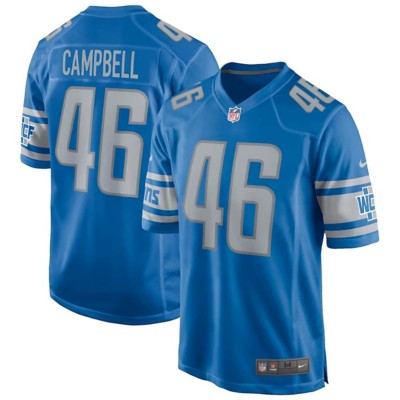 Nike Detroit Lions Jack Campbell #46 2023 Game Jersey
