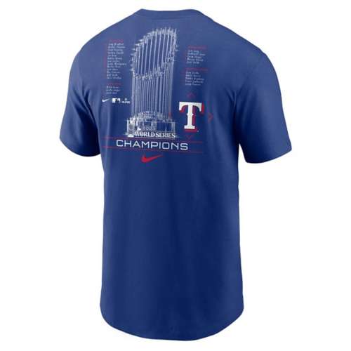 Nike Texas Rangers 2023 World Series Champions Roster T-Shirt | SCHEELS.com