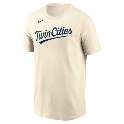 Men's Royce Lewis Minnesota Twins Nike Cream Name & Number T-Shirt