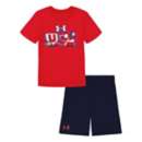 Baby Under masculina armour USA Baseball T-Shirt and Shorts Set