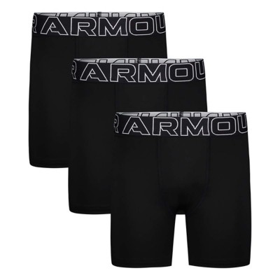 Boys' Under waist armour Performance Tech Printed 3 Pack Boxer Briefs
