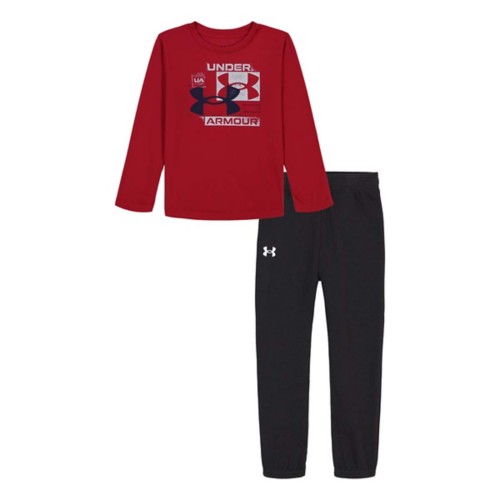 Kids' Under Armour Stamp Logo T-Shirt and Sweatpants Set | SCHEELS.com