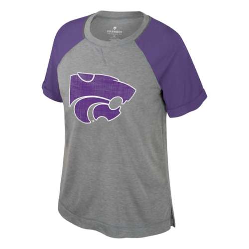Colosseum Women's Kansas State Wildcats Portia Colorblock T-Shirt