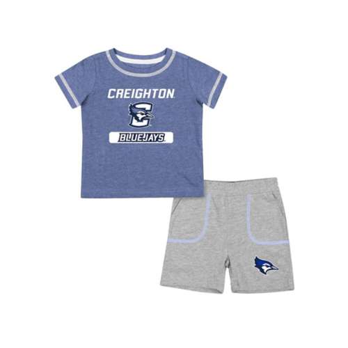 Colosseum Baby Creighton Bluejays Hawkins T-Shirt & Short Set