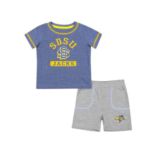 Colosseum Baby South Dakota State Jackrabbits Hawkins T-shirt Jamet & Short Set