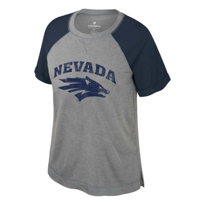 Colosseum Women's Nevada Wolf Pack Portia Colorblock T-Shirt