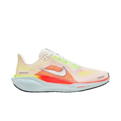 Women's Nike Pegasus 41 Running Shoes - Summit White/Chrome-Bright Crimson