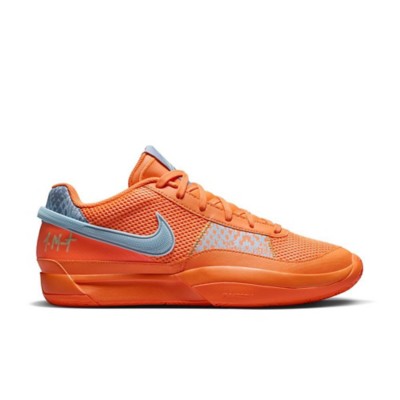 Adult Nike Ja 1 "Day" Basketball Shoes - Bright Mandarin/Vapor Green
