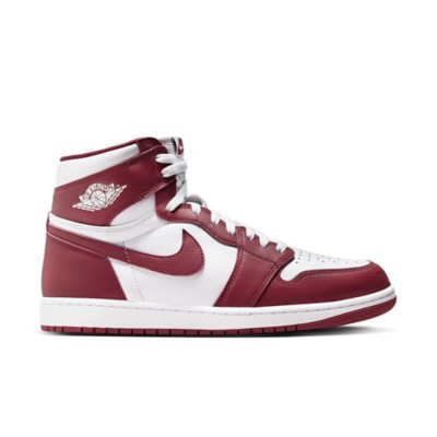 Men's Air Jordan 1 High OG Shoes - White/Team Red