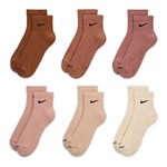 Nike Everyday Plus Medium Cushion 6 Pack Quarter Running Socks - Thumbnail 6 of 8