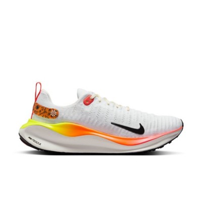 Men's Nike InfinityRN 4 Running Shoes - White/Black/Bright Crimson/Total Orange
