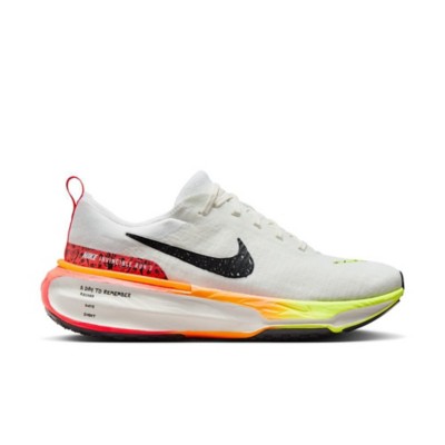 Men's Nike Invincible 3 Running Shoes - White/Black/Bright Crimson/Sail