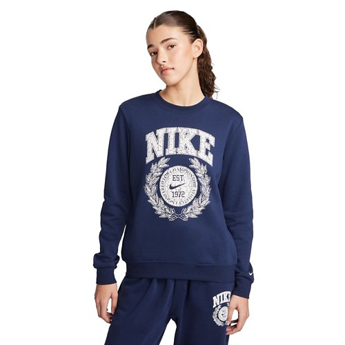 Women s Nike Sportswear Club Fleece Varsity Crewneck Sweatshirt