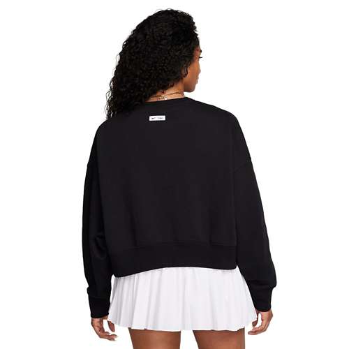 Women's nike basketball Sportswear Phoenix Fleece Oversized Cropped Crewneck Sweatshirt