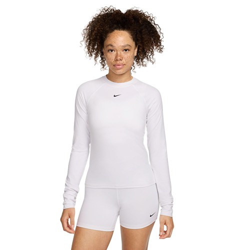 Nike pro white long sleeve best sale