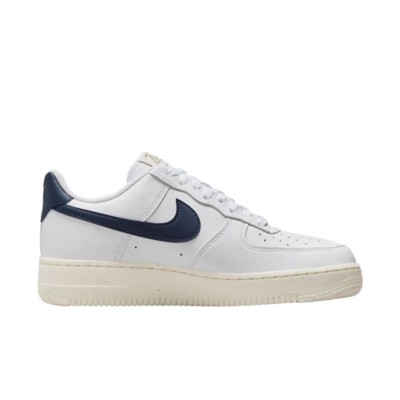 Women's Nike Air Force 1 '07 "Olympic"  Shoes - White/Obsidian-Pale Ivory-Metallic Gold
