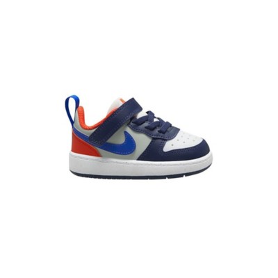 Toddler Nike Court Borough Low Recraft Hook N Loop Shoes - Midnight Navy/Hyper Royal/Team Orange