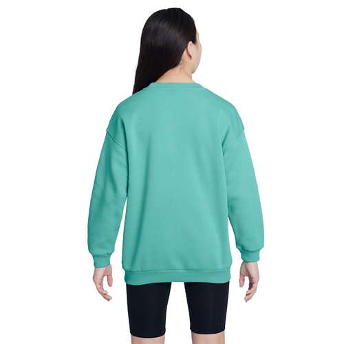 Kids' Nike Sportswear Club Fleece Oversized Crew Neck Sweatshirt