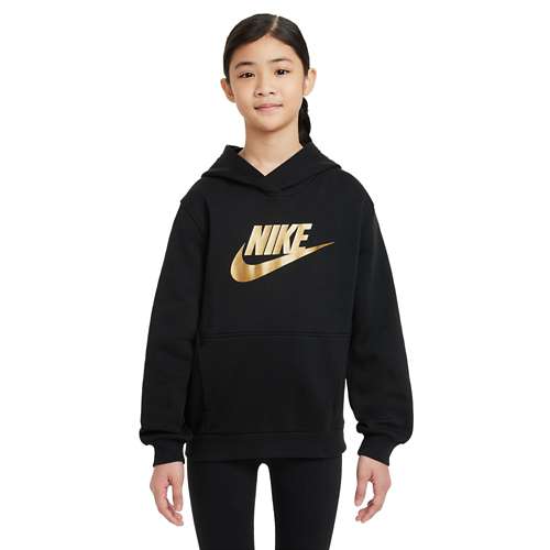 nike shox full of money list texas Witzenberg Sneakers Sale Online Big Kids Kids Nike Sportswear Club Fleece Metallic Logo Hoodie